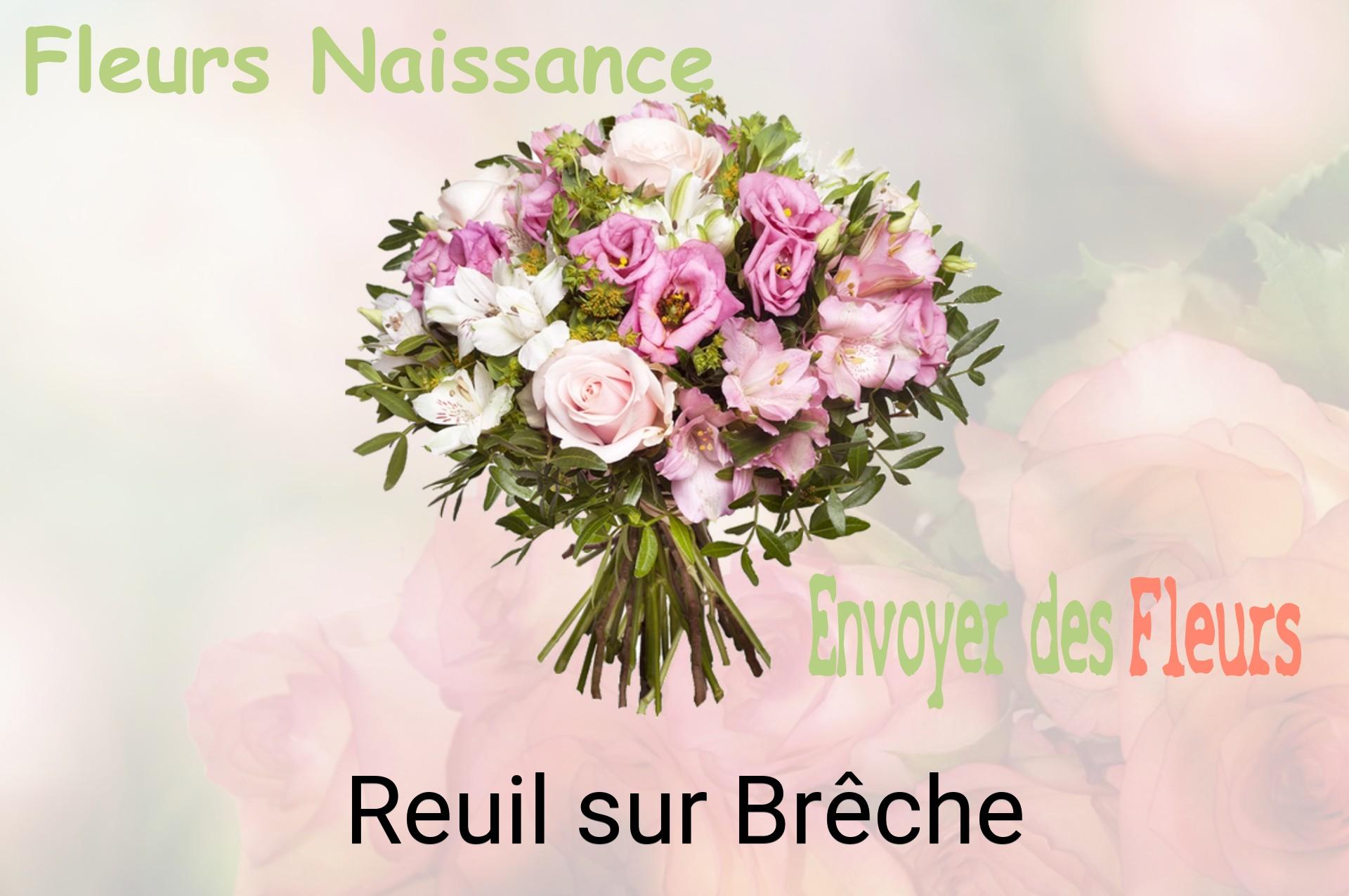 Bouquet de fleurs de naissance livré à Reuil-sur-Brêche