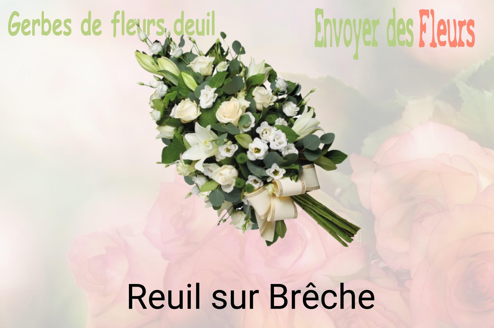 Gerbe de fleurs de deuil livrée à Reuil-sur-Brêche